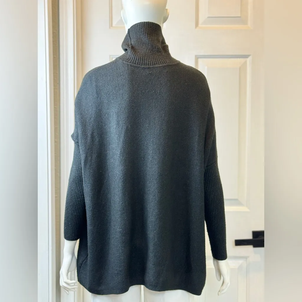 Joseph A Comfy Rayon Blend Black Crew Neck Sweater Size Small - Image 3