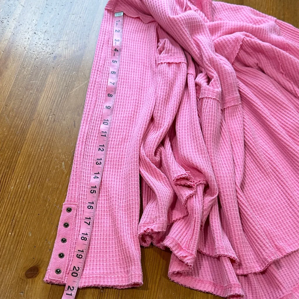 Free People we the Free Pink Carnation Babydoll Top - Image 10