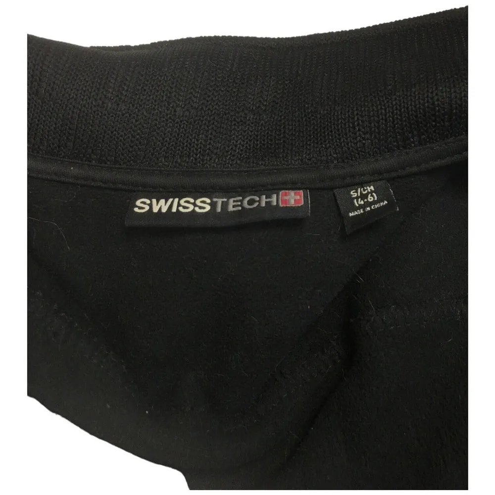 Swiss Tech Full Zip Multi Media Jacket Womens Black Jacquard S - Image 11