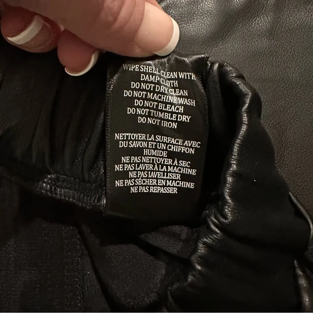 BLANKNYC x Free People Can't Help Myself Vegan Leather High Rise Pants Sz Medium - Image 10