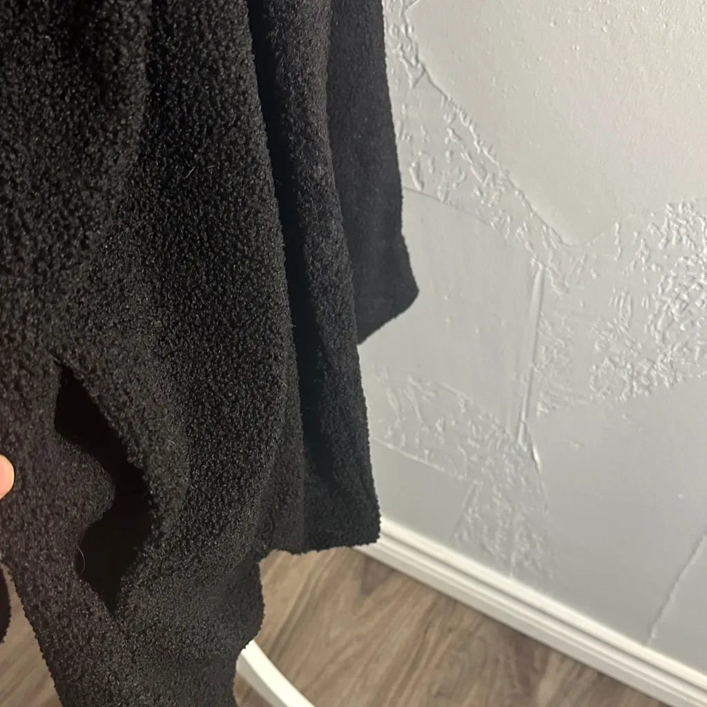 Black Teddy Jacket for Women Size XXL - Image 4