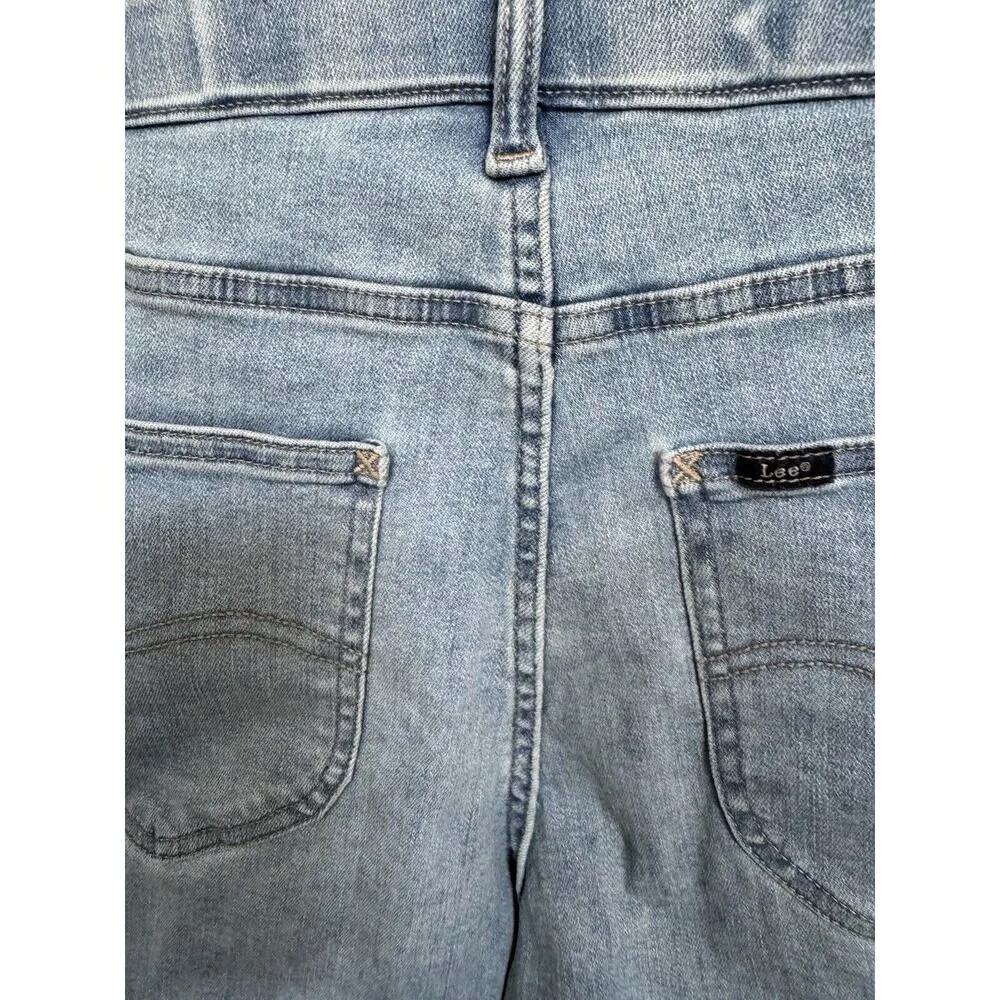 Riders Lee Elastic Waist Stretch Shorts Women 14 Medium Summer Spring Mom Granny - Image 4