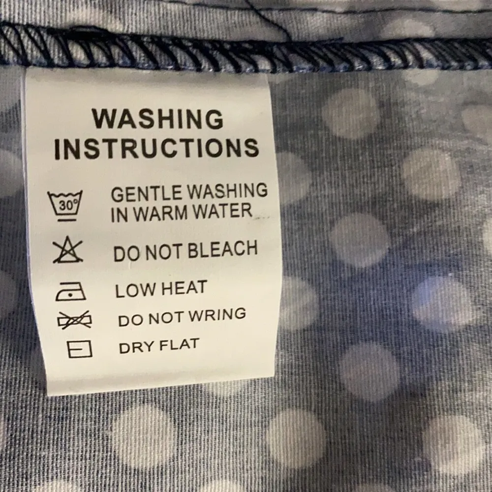 Belle Poque Polka Dress Sz S Blue - Image 11