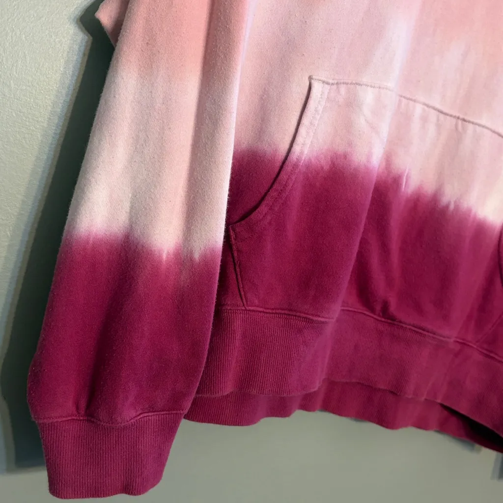 Wildfox Size XL Pink Ombre Pullover Hoodie - Image 4