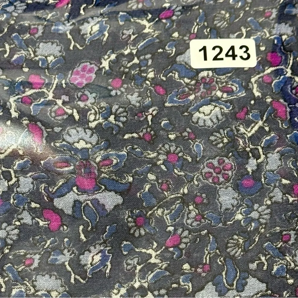 Joie Women’s Size S Blue Purple Magenta Paisley Print Silk Tassel Front Tank Top - Image 10