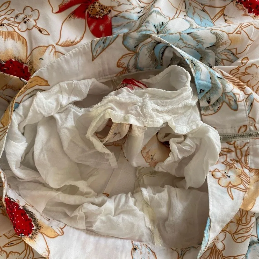 L’Atiste by Amy Floral Pleated Mini Skirt S Boho Flowy High Waist Summer Skort S - Image 7