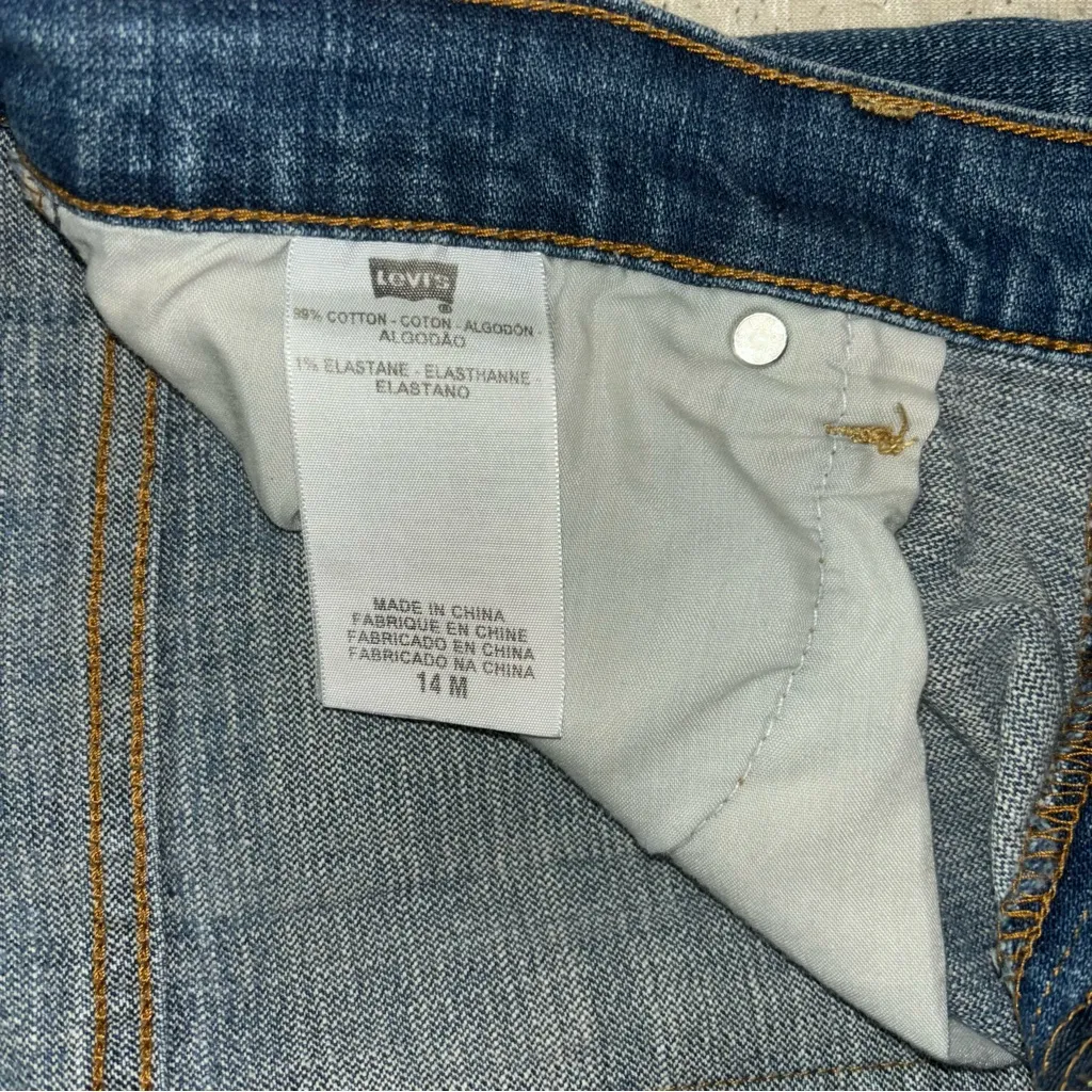 Levi's Straight Leg 505 Blue Jeans - Image 5