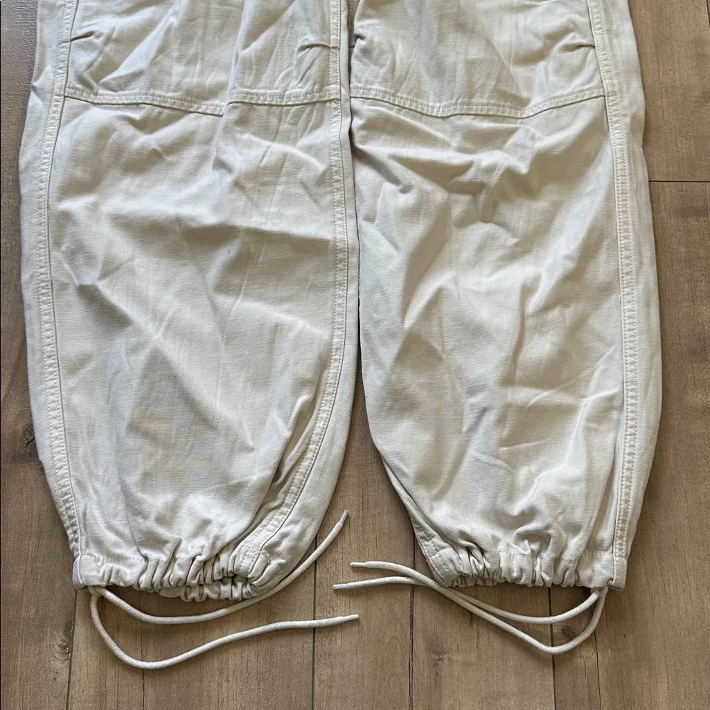 Tna Aritzia Baggy Cargo Pants, Cream Cargo Supply Utility Fit, Women's Size 2 - Image 12