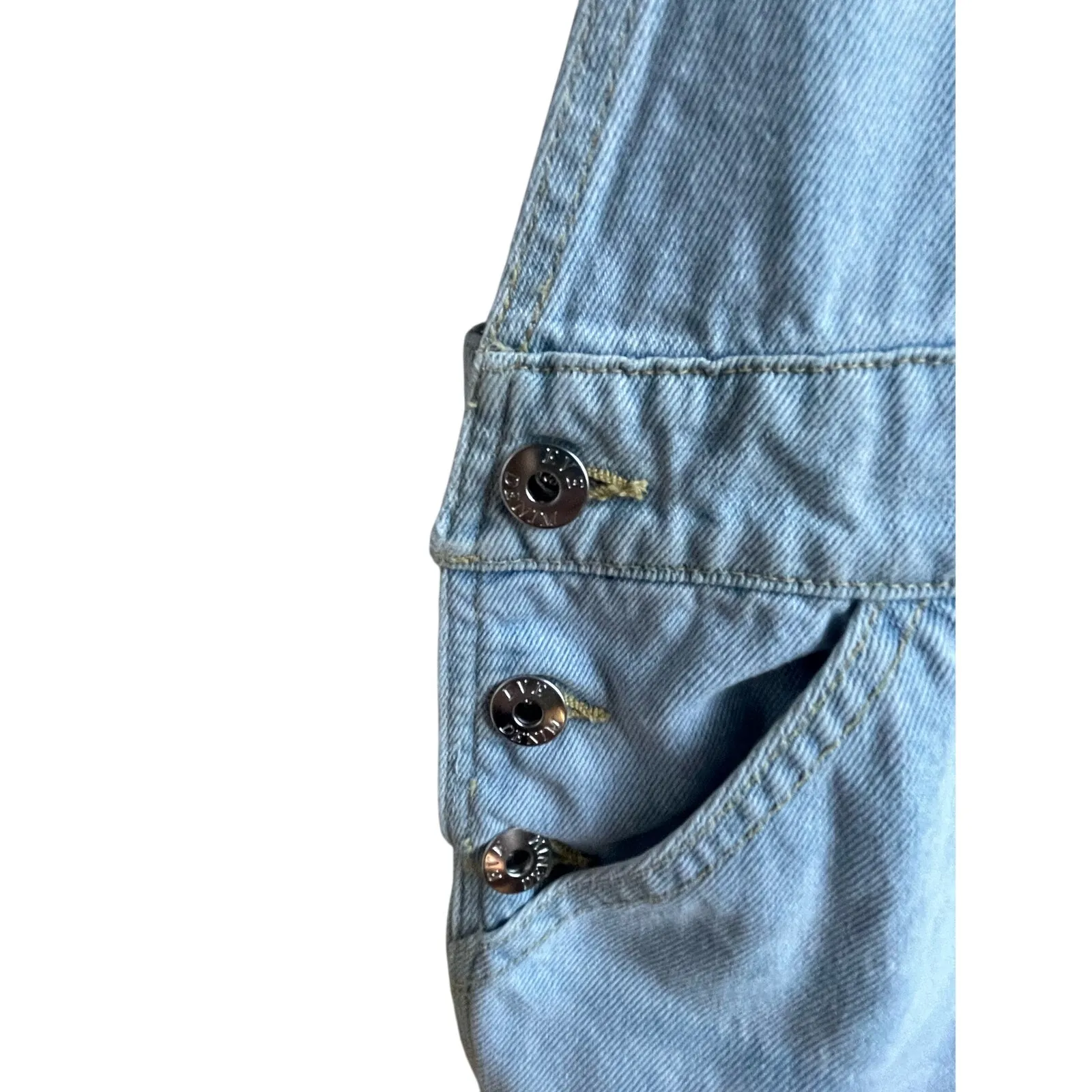 EVE Denim The Olympia Overall in Nolita Light Blue Size 30 - Image 6