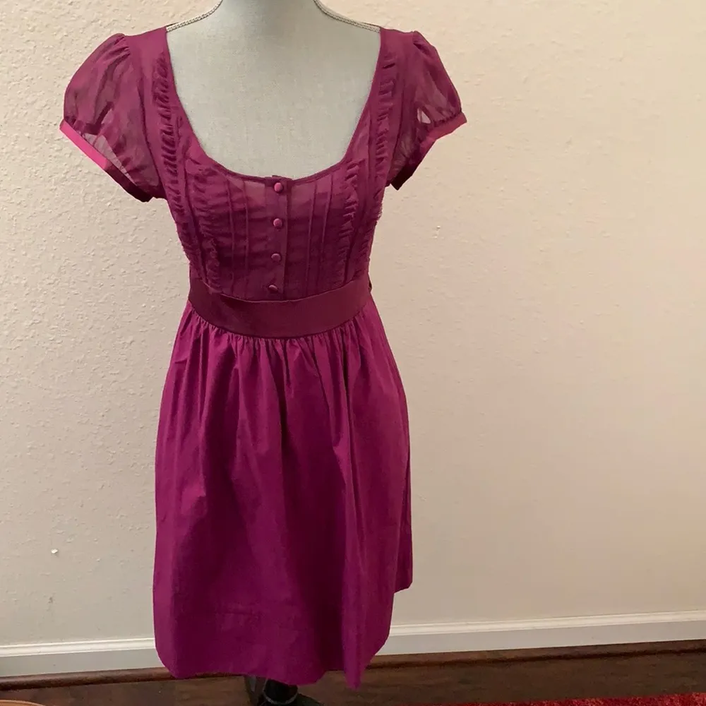 Kimchi Blue purple dress medium M Urban Outfitters UO short Sleeve Y2K GORGEOUS - Image 11