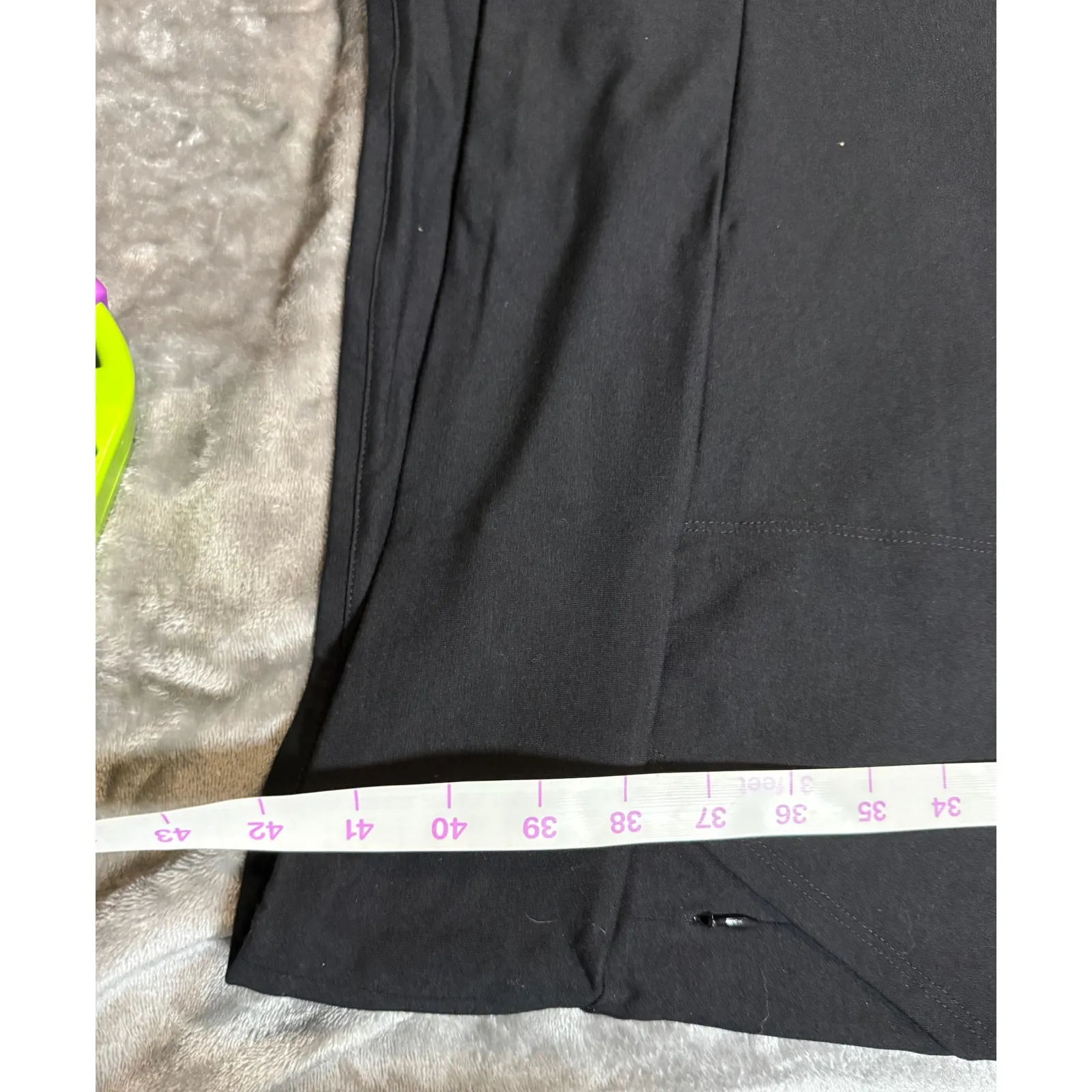 NWT Universal Standard Size 4XL (38-40) Black Athletic Causal Legging Pants - Image 10