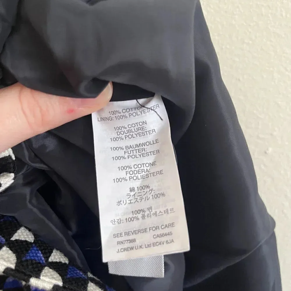 J. Crew Jet Set Geo Print Mini Skirt - Image 8