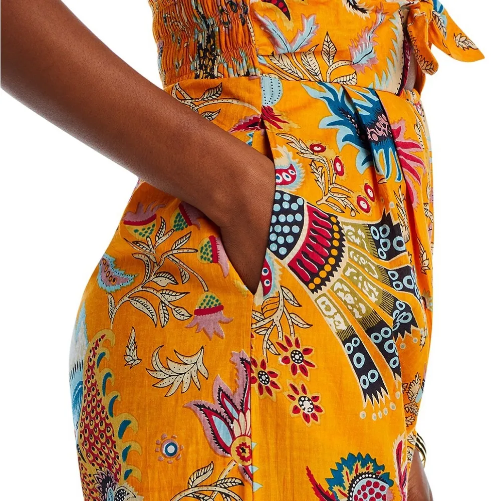 Charina Sarte Talaia Ribbon Strapless Jumpsuit, Size L New w/Tag Retail $388 Size L - Image 7