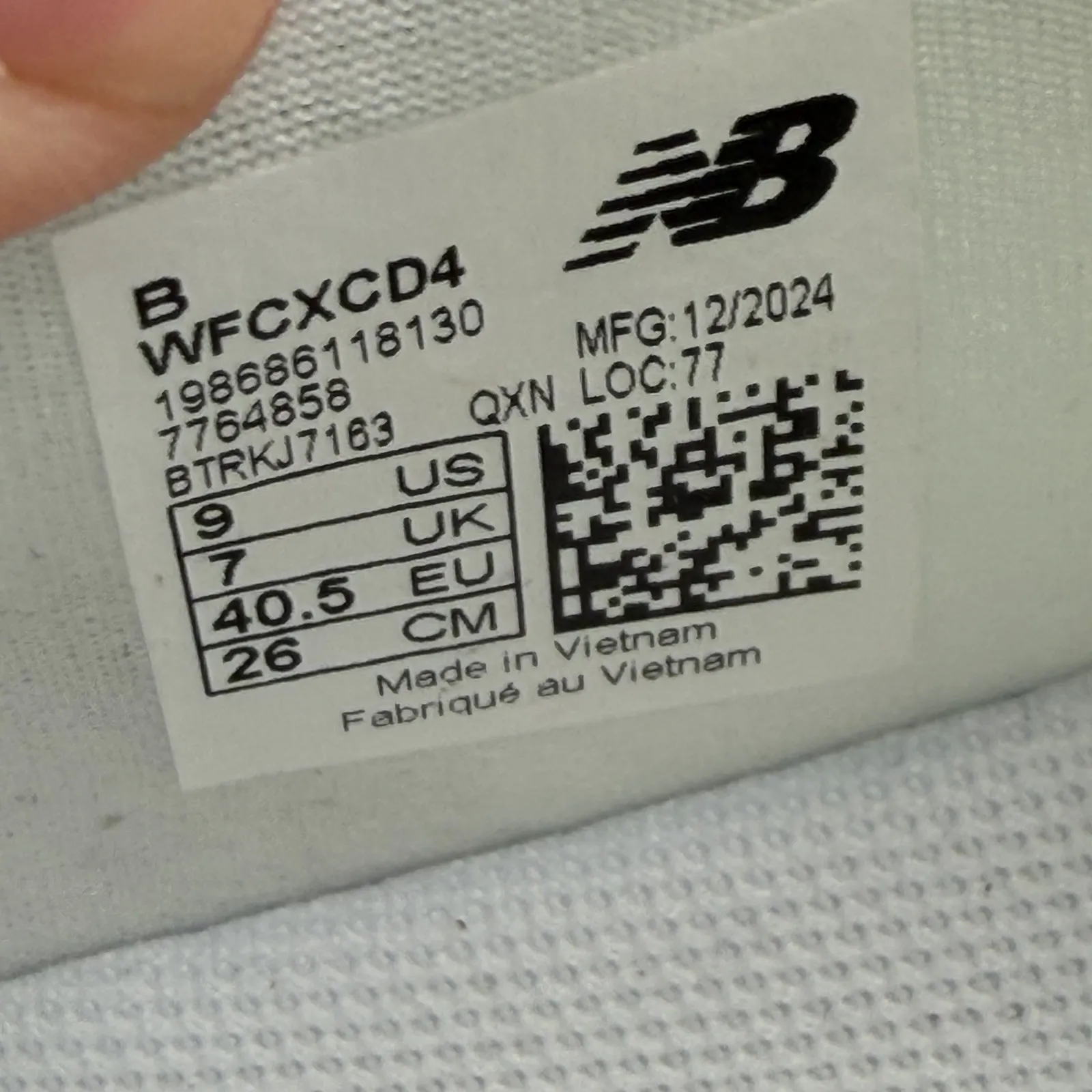 New Balance x Calia FuelCell Rebel V4 White Beige WFCXCD4 Running Women's SZ 9 - Image 9