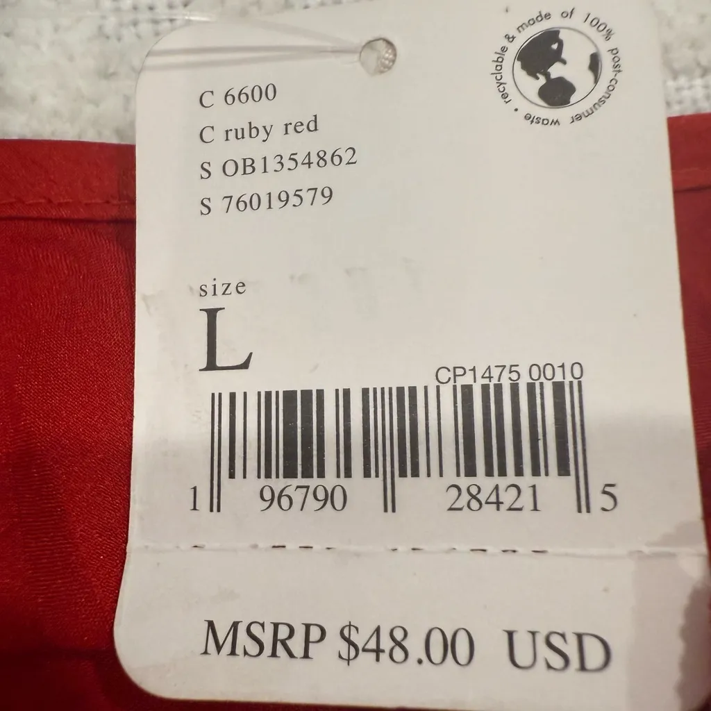 Free People Night Out Blouson Brami in Ruby Red size L; NWT - Image 11