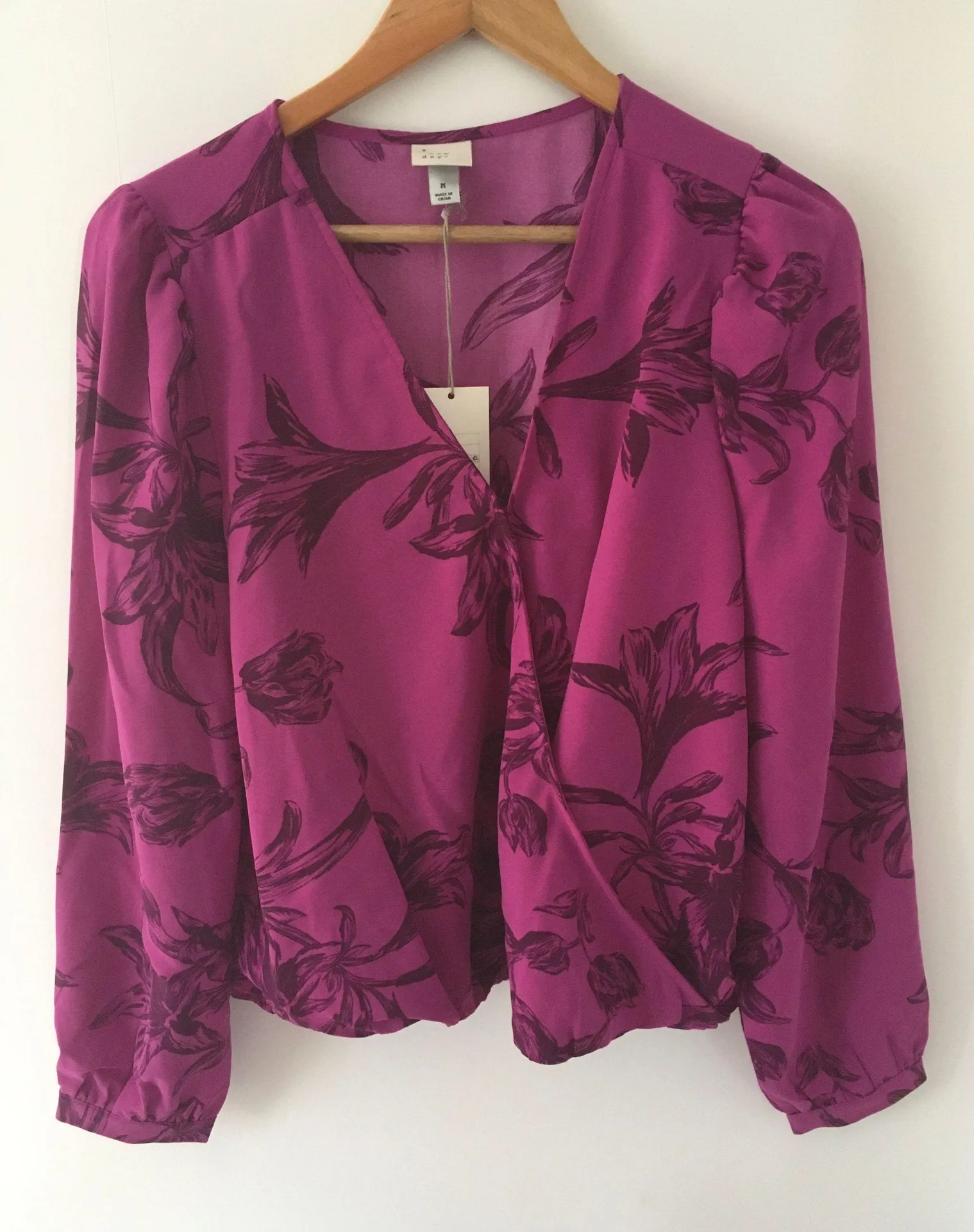 Purple Blouse, Medium - Image 4