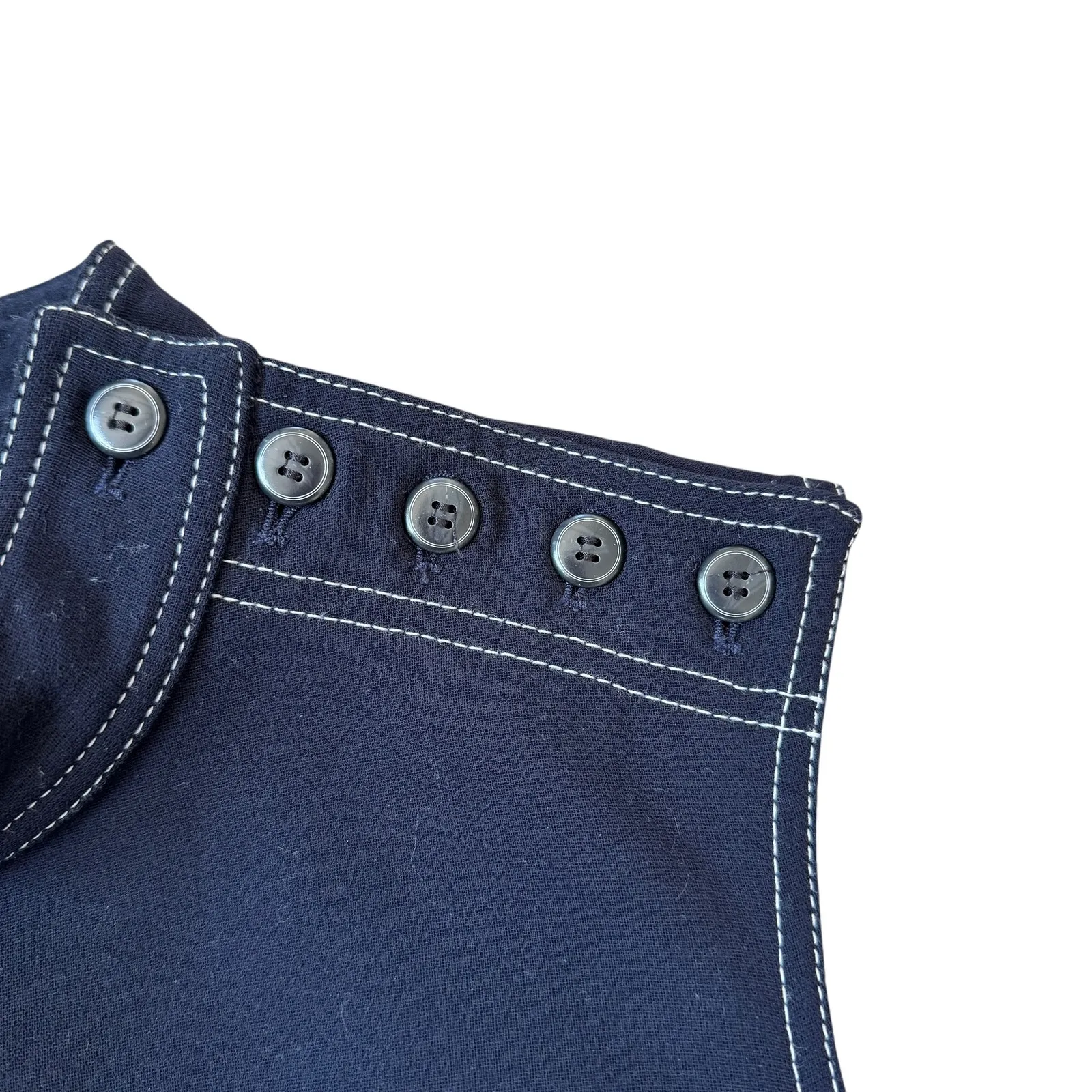 Veronica Beard Nico Dress Dark Navy - Image 6