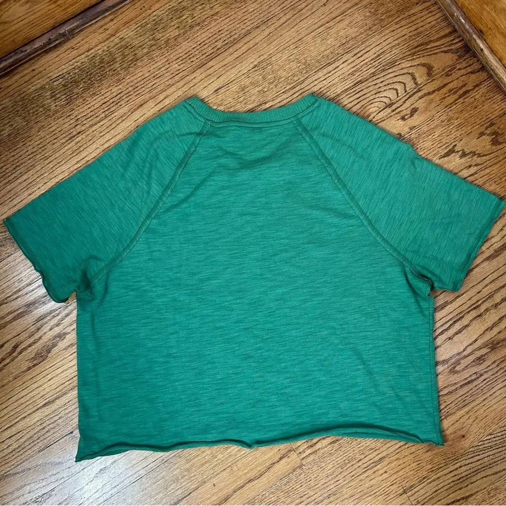 PINK VS | Summer Lounge Cotton Short Sleeve Cropped Oversized Shirt Size M - Image 9