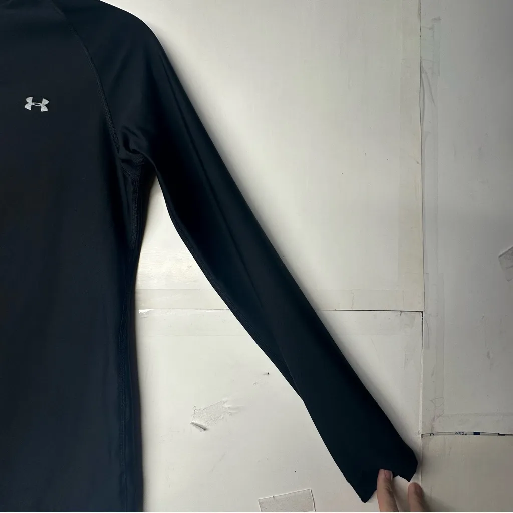 Under Armour Black Quarter Zip Top women’s medium - Image 6