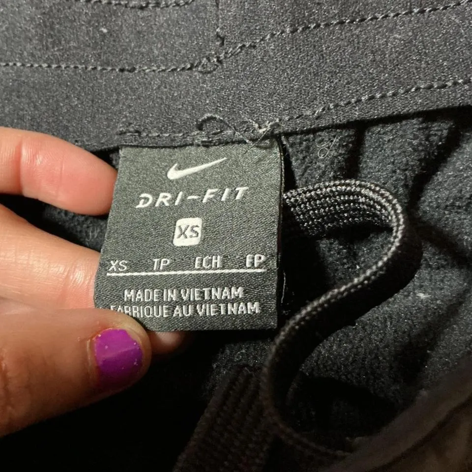 Nike Dri Fit Women's Black Athletic Track Pants Size XS Gym - Image 4