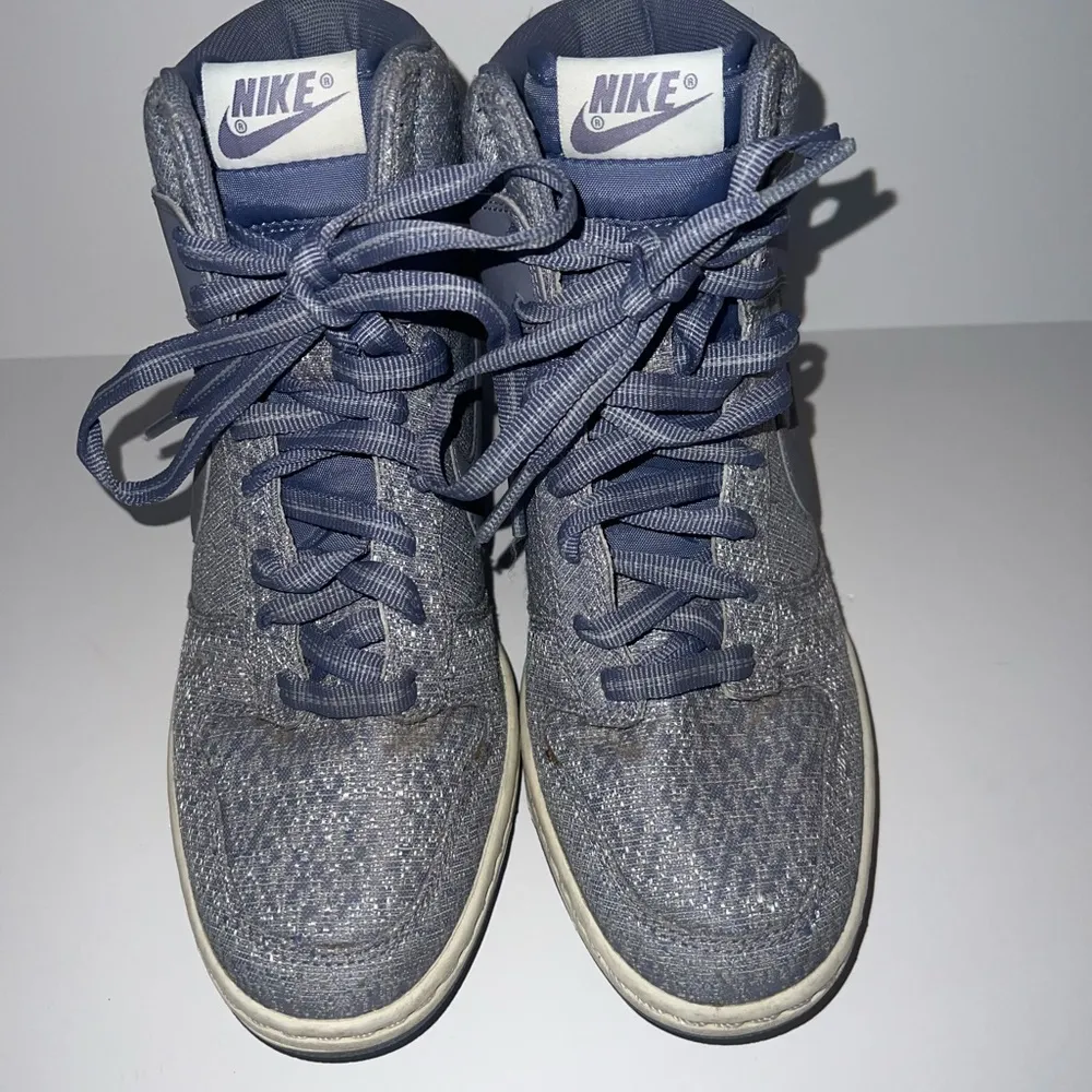 Nike Women’s Dunk Sky Hi Purple Violet Hidden Wedge Sneakers sz 7.5 RARE COLOR - Image 5