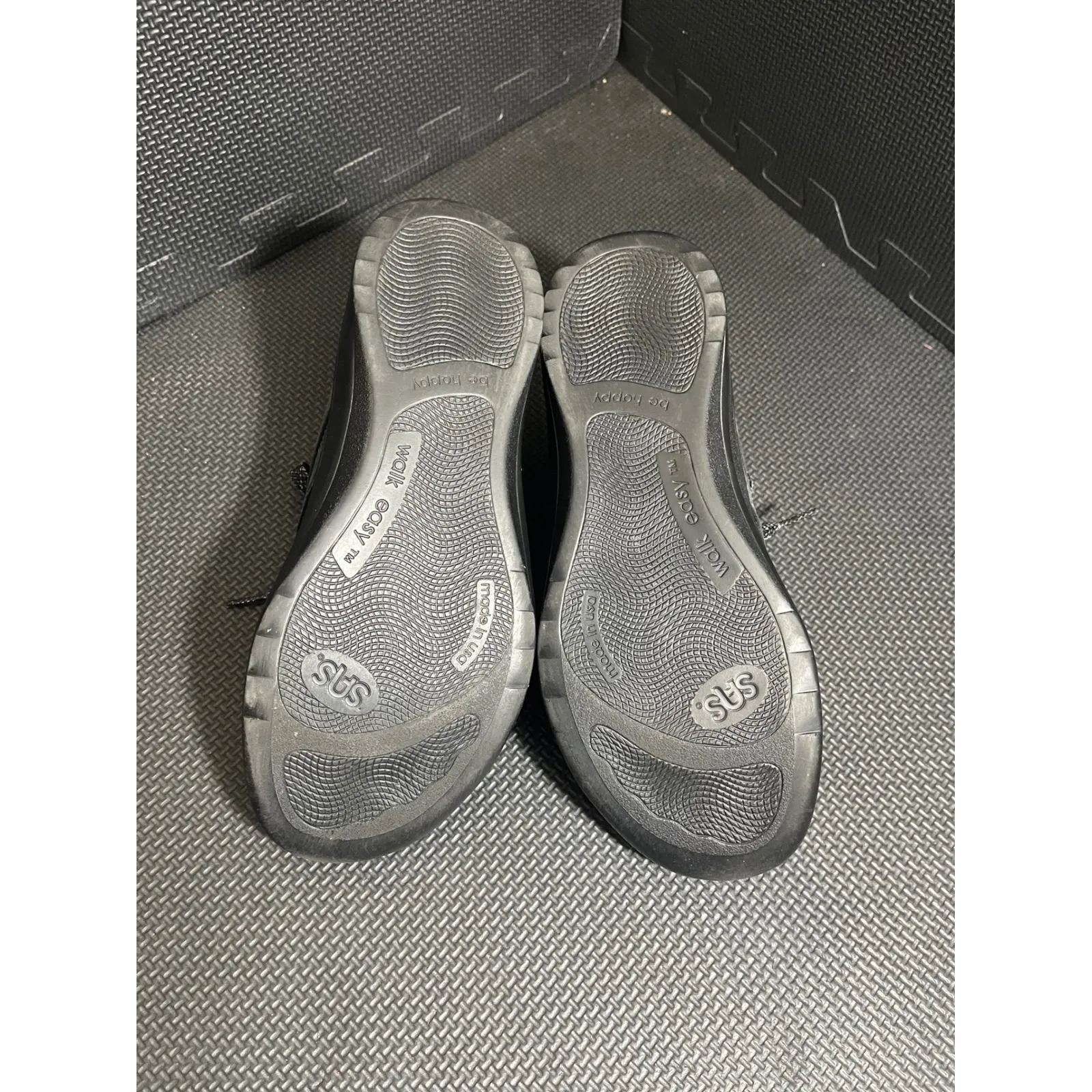 SAS Walk Easy Womens Dark Gray Nubuck Lace Up Oxford Casual Shoes Size 5.5 Wide - Image 5