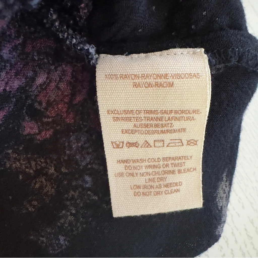 Free People Paradise Song Dress Black Floral Sleeveless mini pockets bohemian S - Image 10