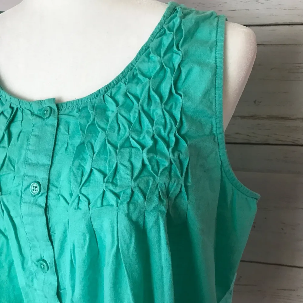 J Crew sleeveless button-up - Image 4