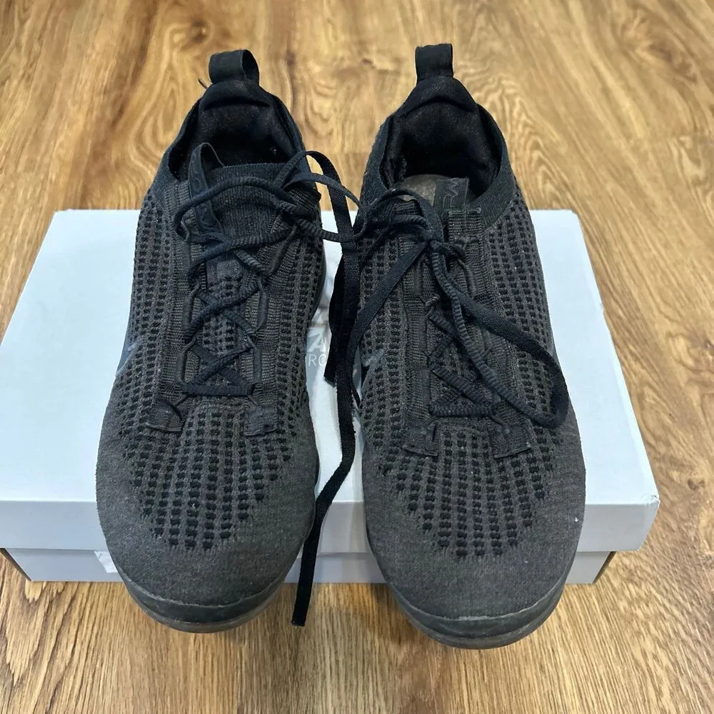 NIKE air vapormax black lace up shoes sneakers women’s 8.5 = men’s 7 - Image 6
