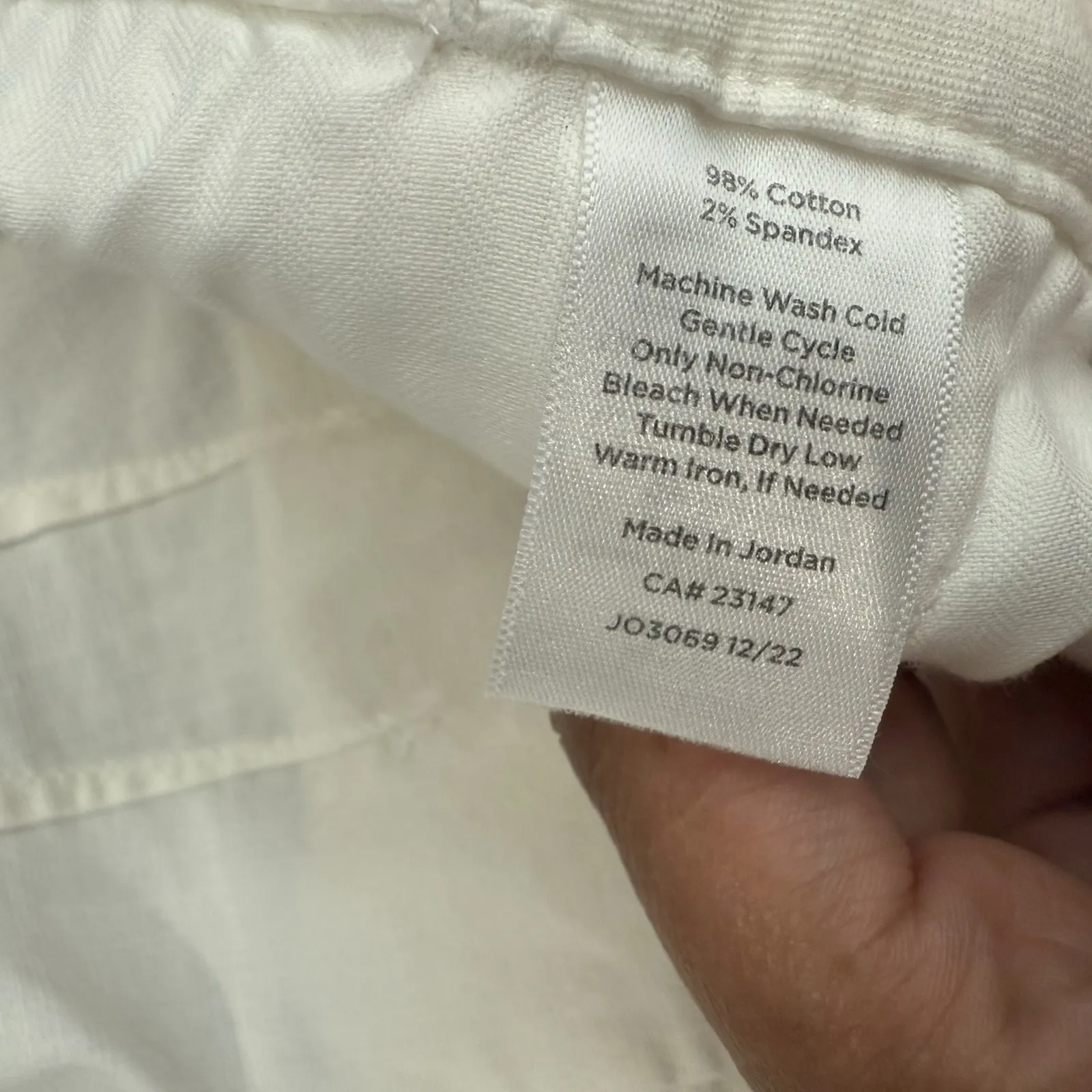 NWT Talbots White Belted Shorts Size 16‎ - Image 7