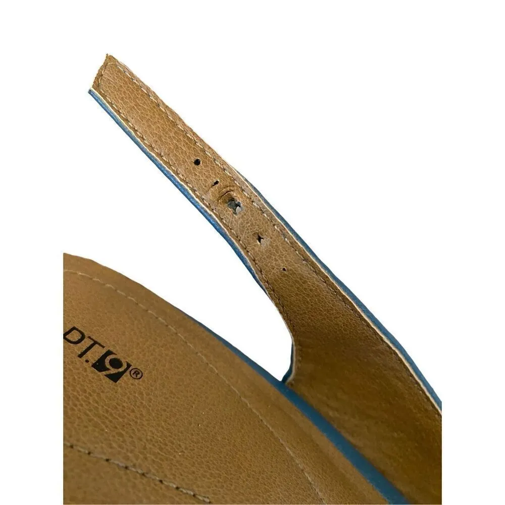 Blue Apt 9 Open Toe Wedges High Heels Beach Coastal Vacation Party - Image 7