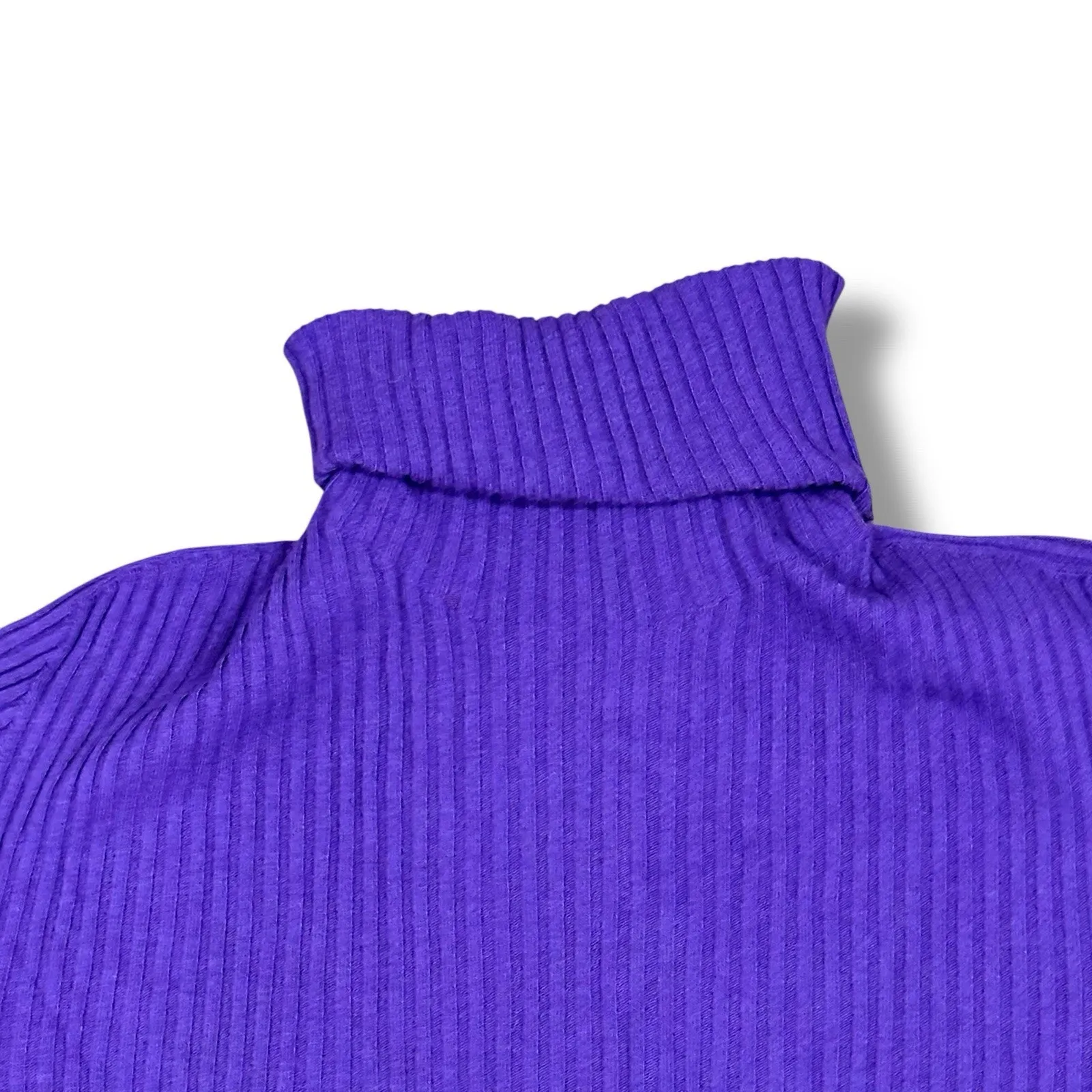 NWOT Marina Rinaldi Size XL Purple Turtleneck Pullover Sweater Max Mara - Image 4
