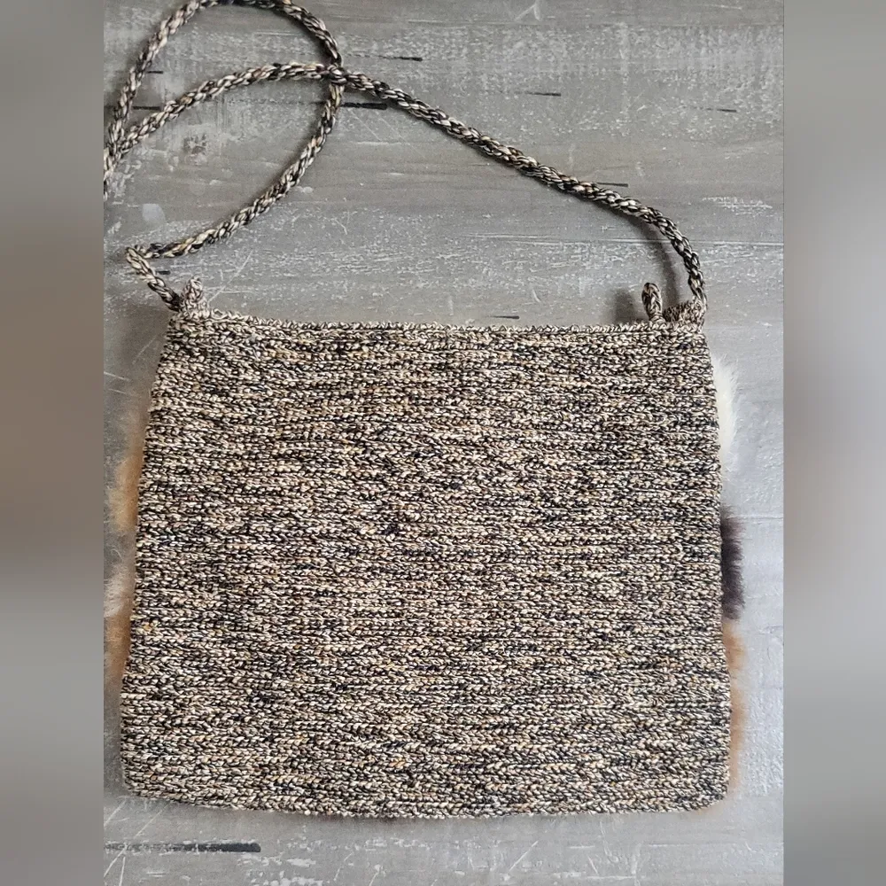 Peruvian Connection Alpaca Fur Crossbody Purse - Image 2