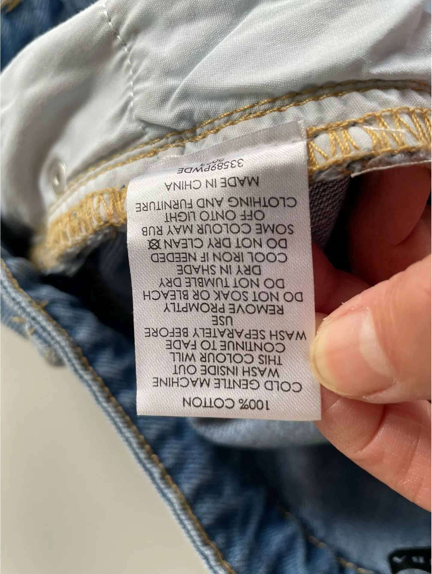 NWT DECJUBA Women Jeans Wide Leg High Rise US2 SiestaBlue 100%Cotton Blue Size 2 - Image 9