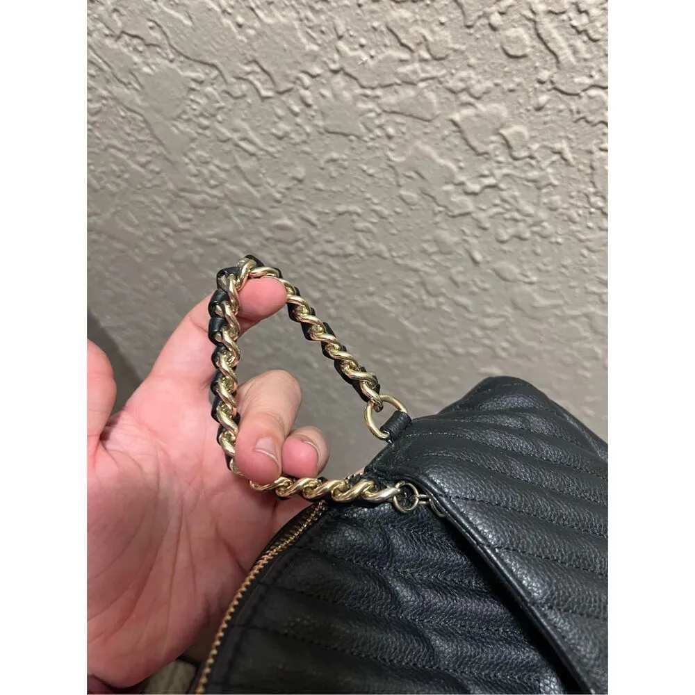 Victoria’s Secret Black Mini Backpack Preowned Wear/Marks - Image 13