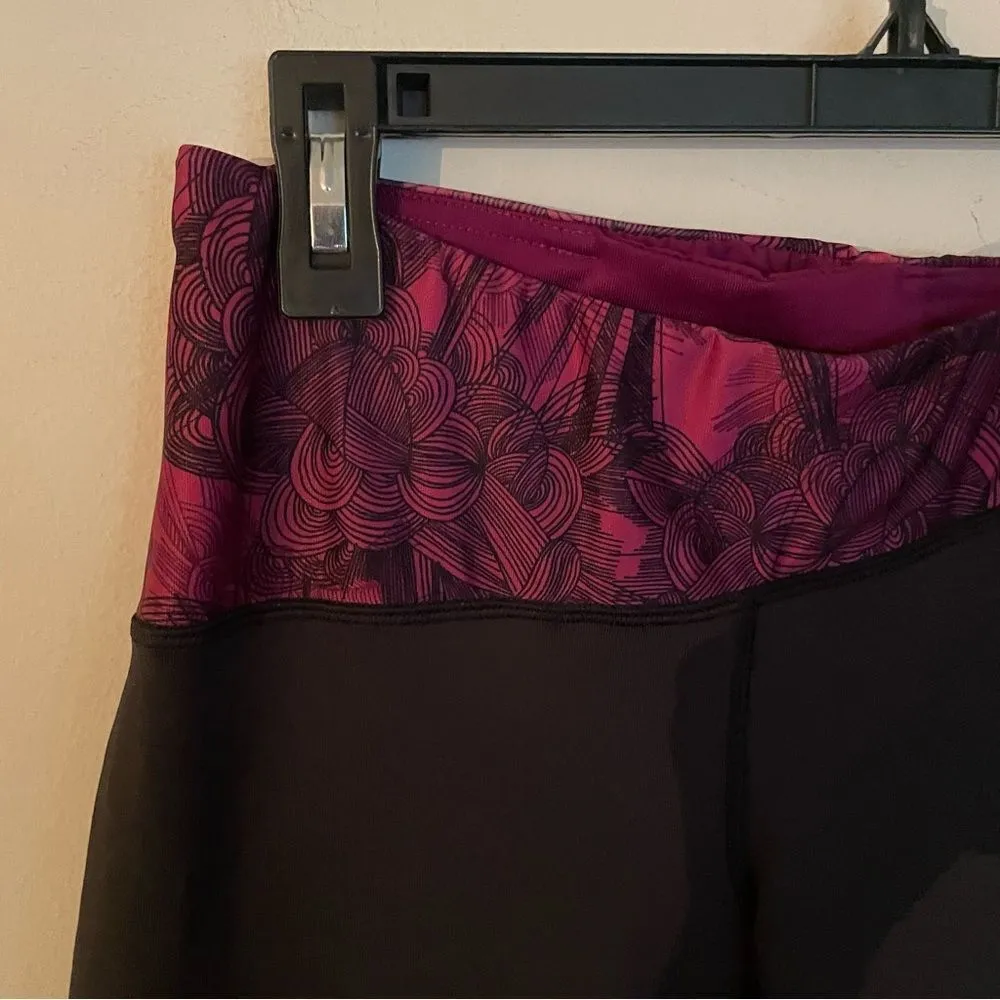 Brooks Glycerin Pants III Black Active Wide Leg Yoga Pant Size Medium - Image 3