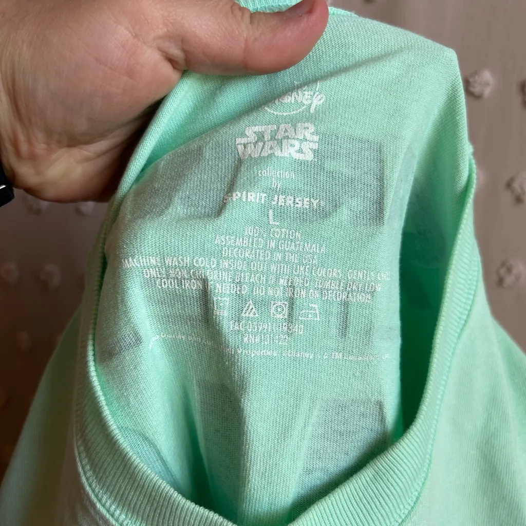 Disney Star Wars The Mandalorian Spirit Jersey Baby Yoda Sz‎ L - Image 4