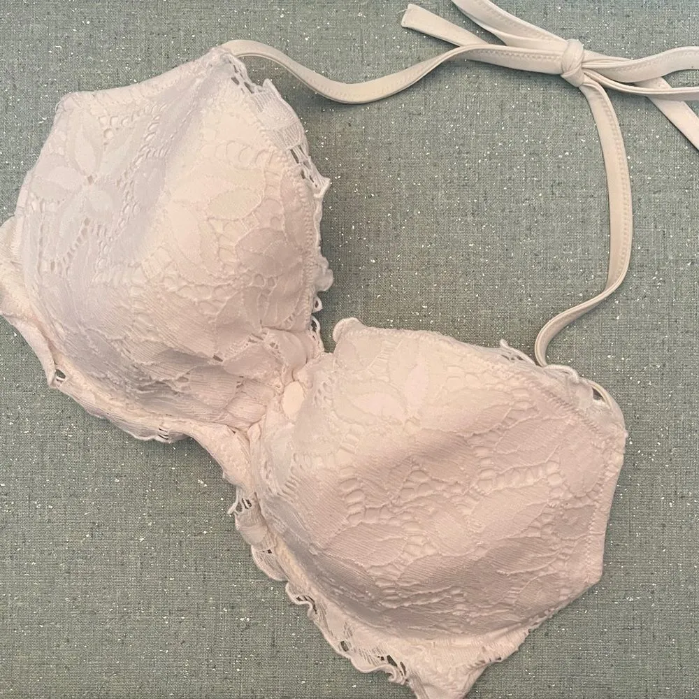 Victoria's Secret Padded Bikini Top White - Image 6