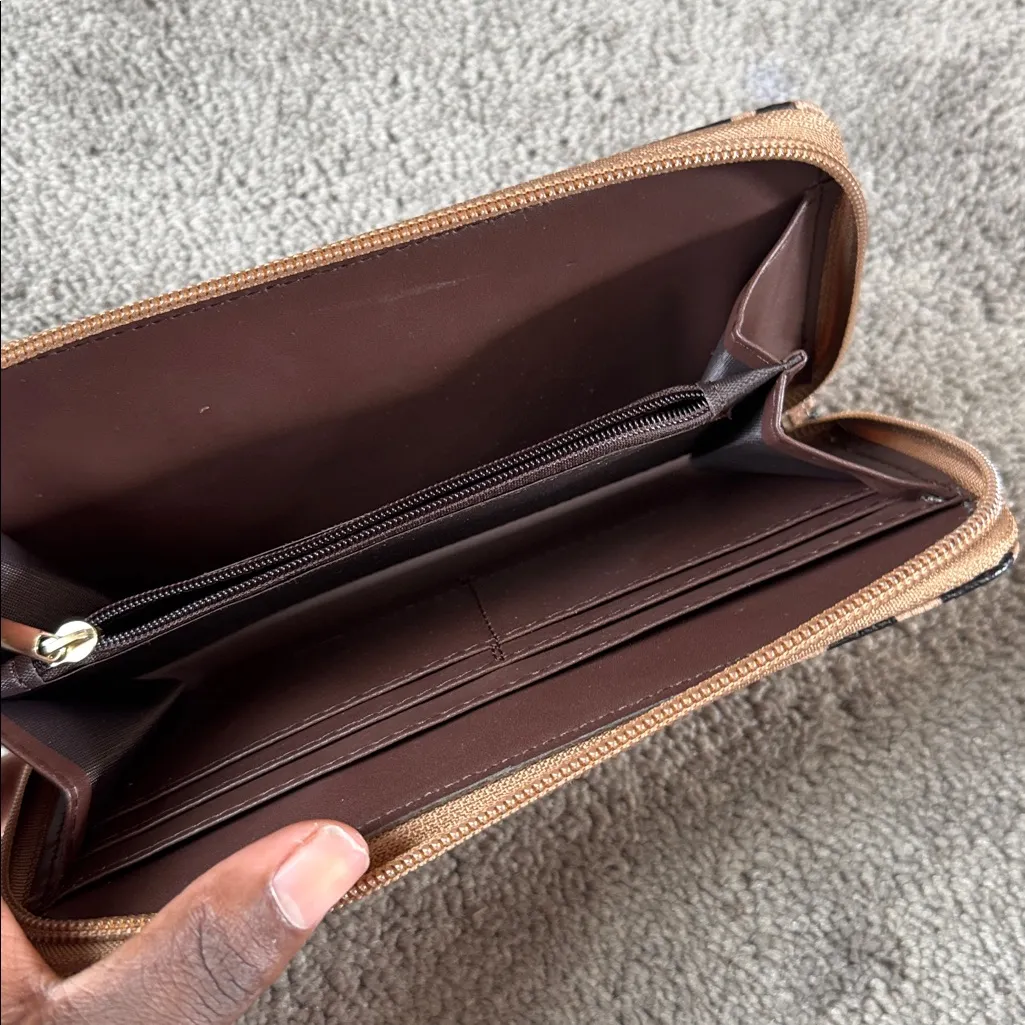 Animal Print Wallet Brown - Image 2