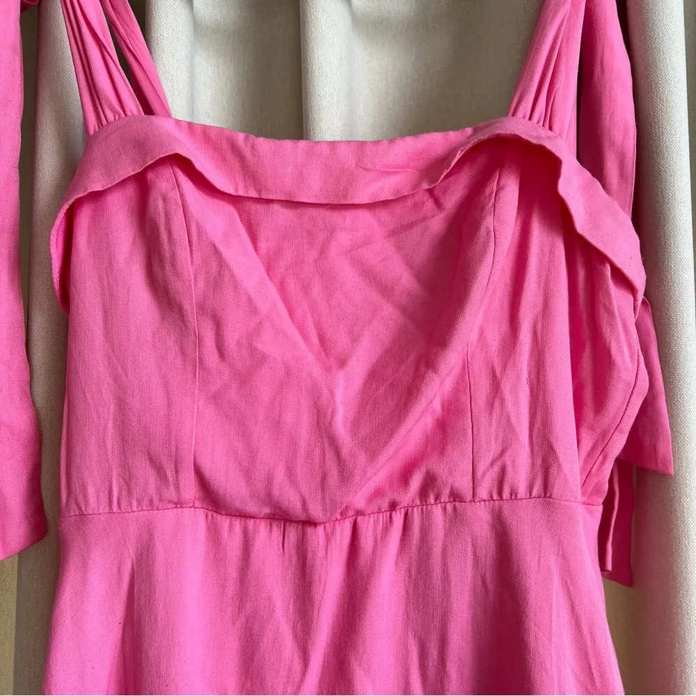 Francesca’s pink mini bow dress - Image 2