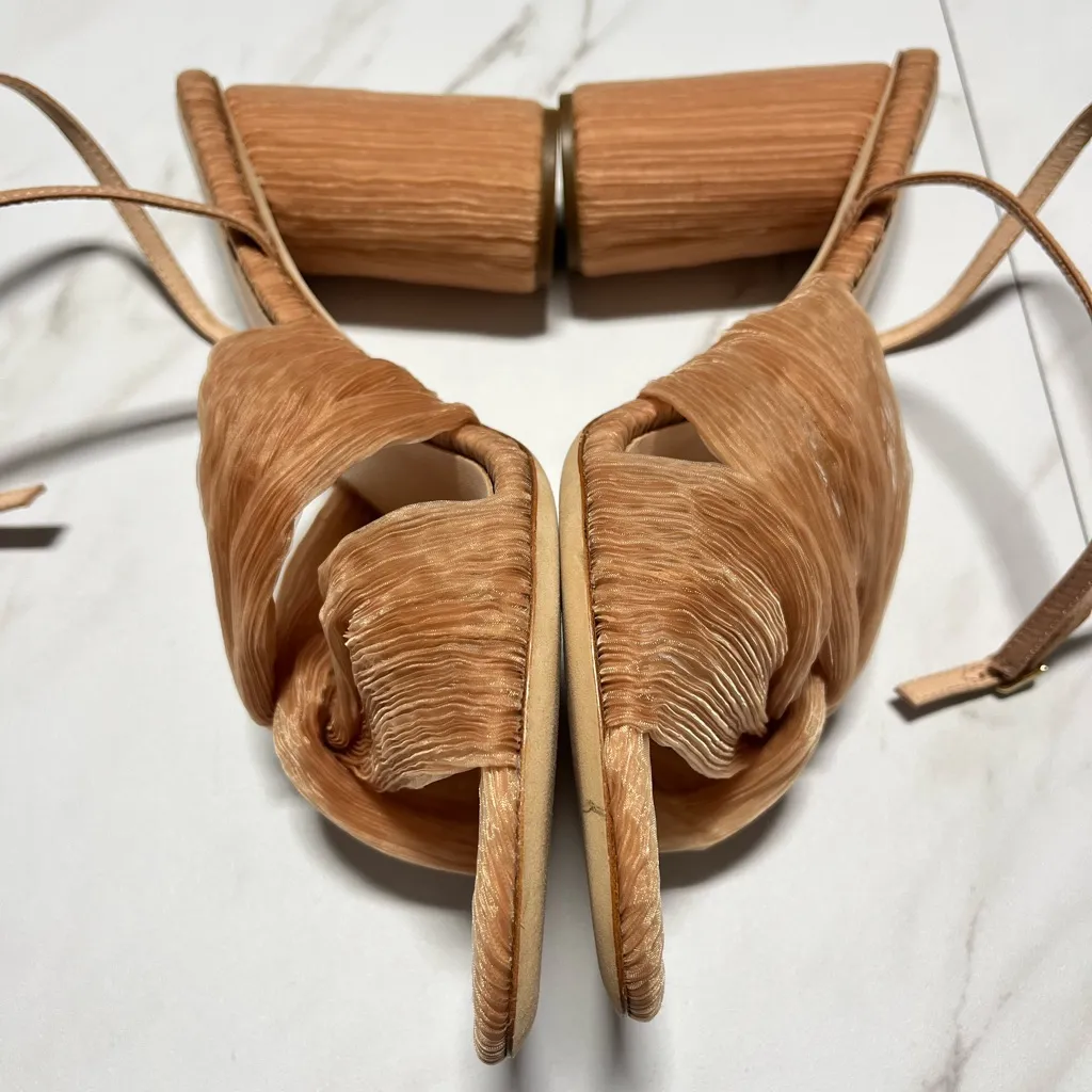 Loeffler Randall Reed Pleated Twist Heels Size 10.5 - Image 6