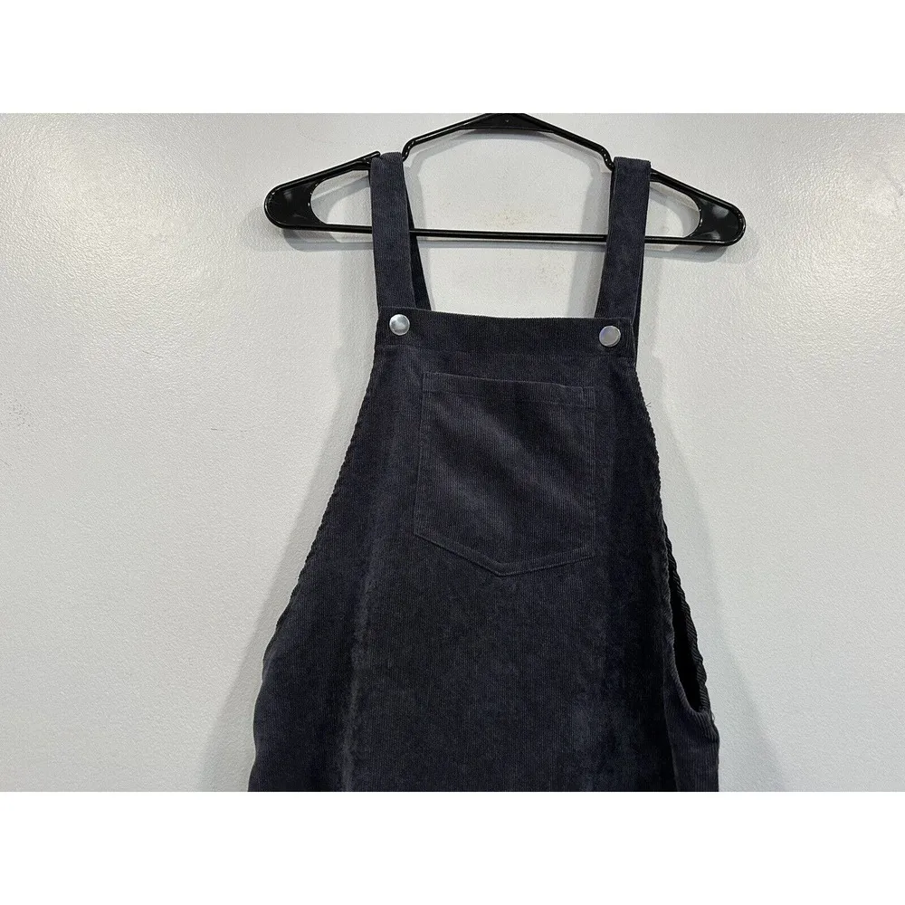 Shein Navy Blue Corduroy Overall Dress XS - Image 2
