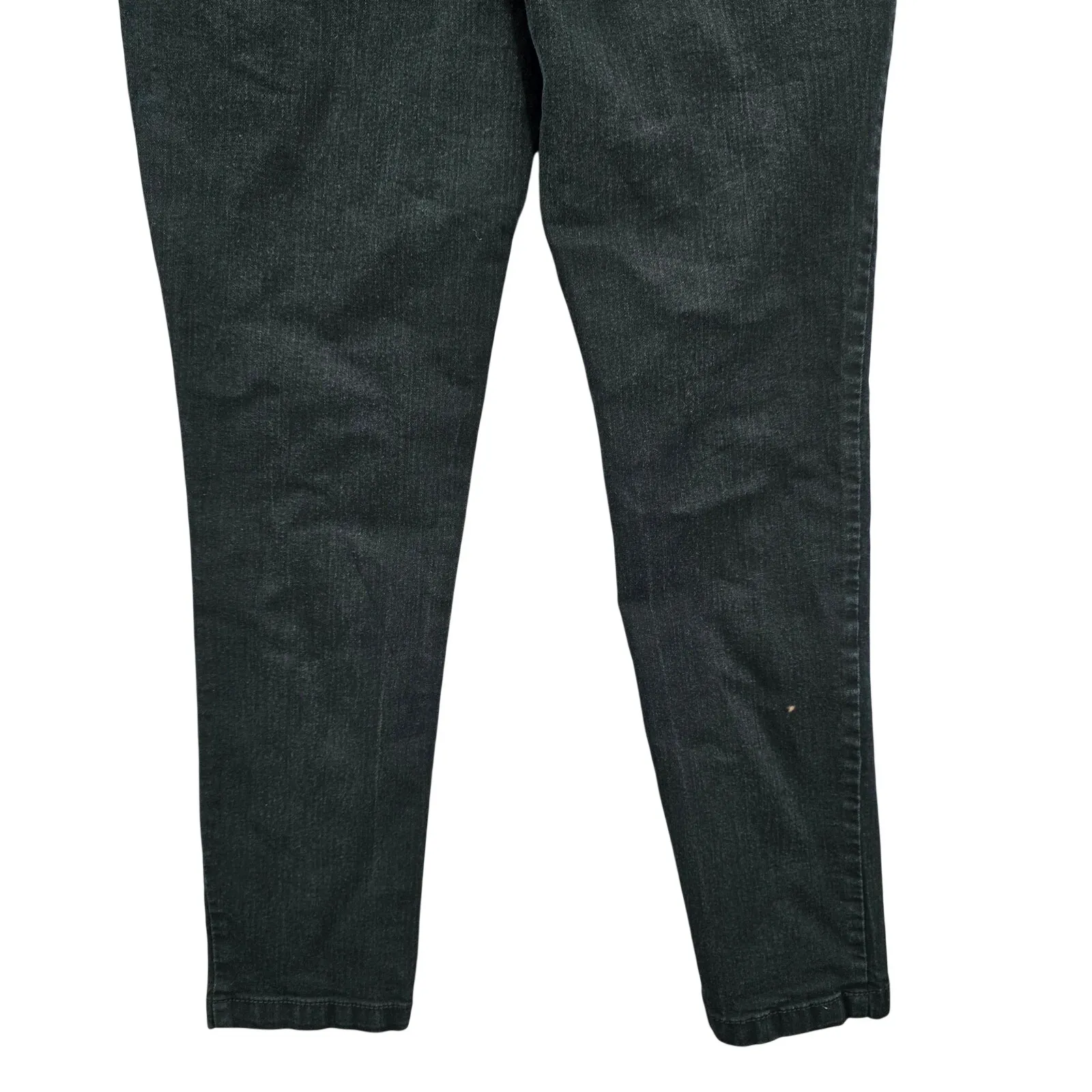 Faded‎ Glory Black Skinny Pullon Jeggings Straight Cotton Stretch M Medium 10 - Image 6