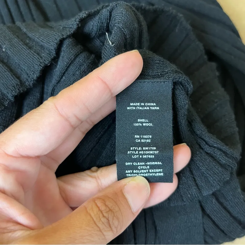 Helmut Lang Double Layer Side Tie Wool Tank Top - Image 9