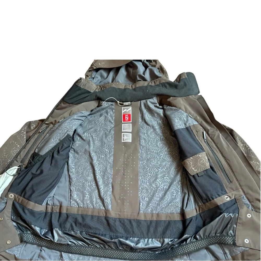 Mountain Force Ski Jacket in Brown Size 38 Medium NWOT - Image 3