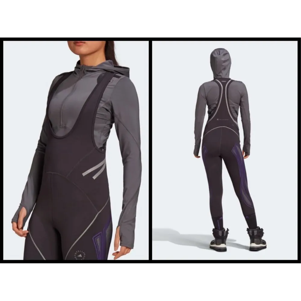 💕ADIDAS by STELLA MCCARTNEY💕 Extreme Bib Tights Black - Image 4