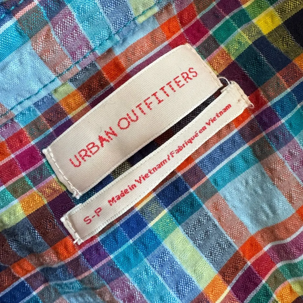 Urban Outfitters Bryce Checkered Button Down- Small - Image 4