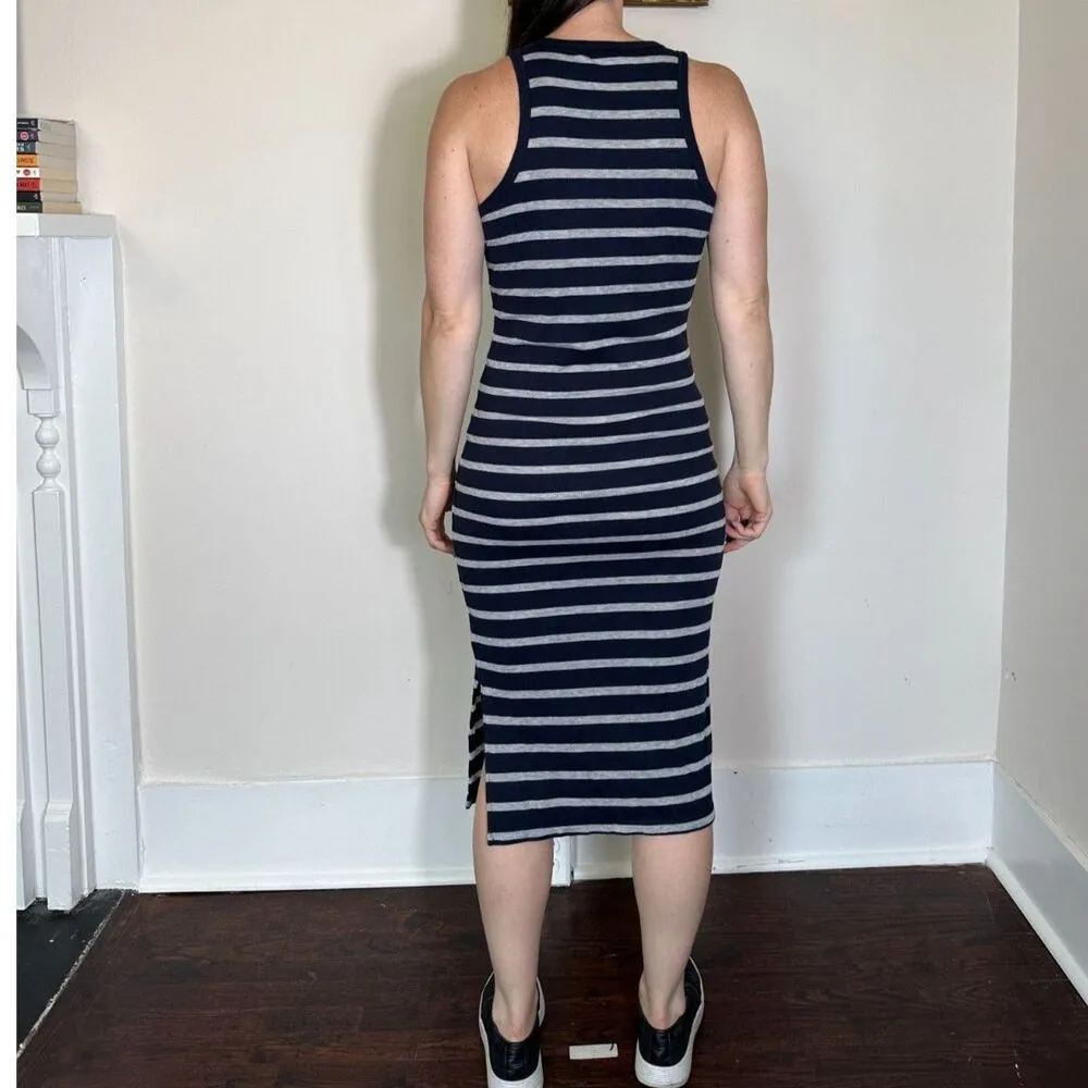 Michael Stars Striped Midi Dress Size Medium - Image 7