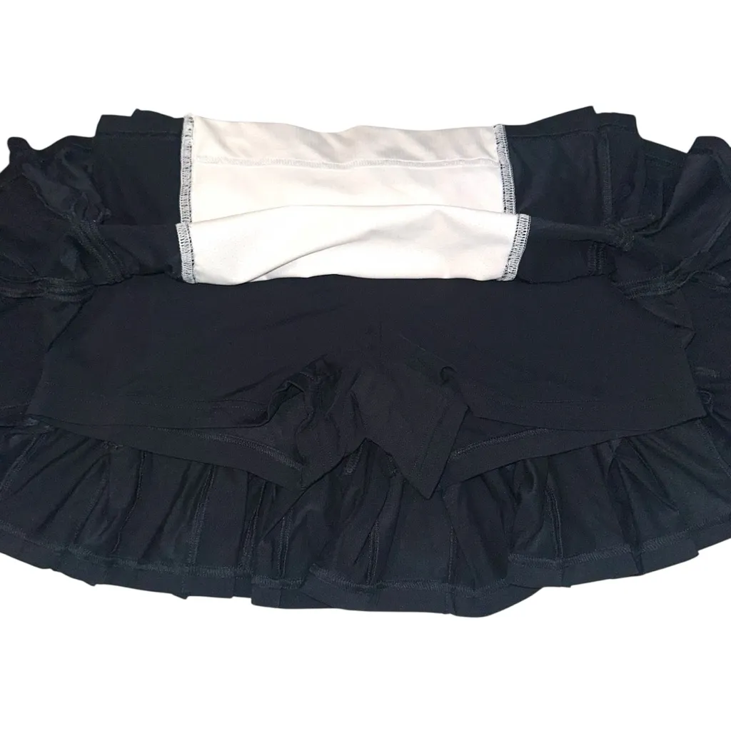 Adidas x Stella McCartney Navy and White Colorblock Tennis Skort 40 US M - Image 8