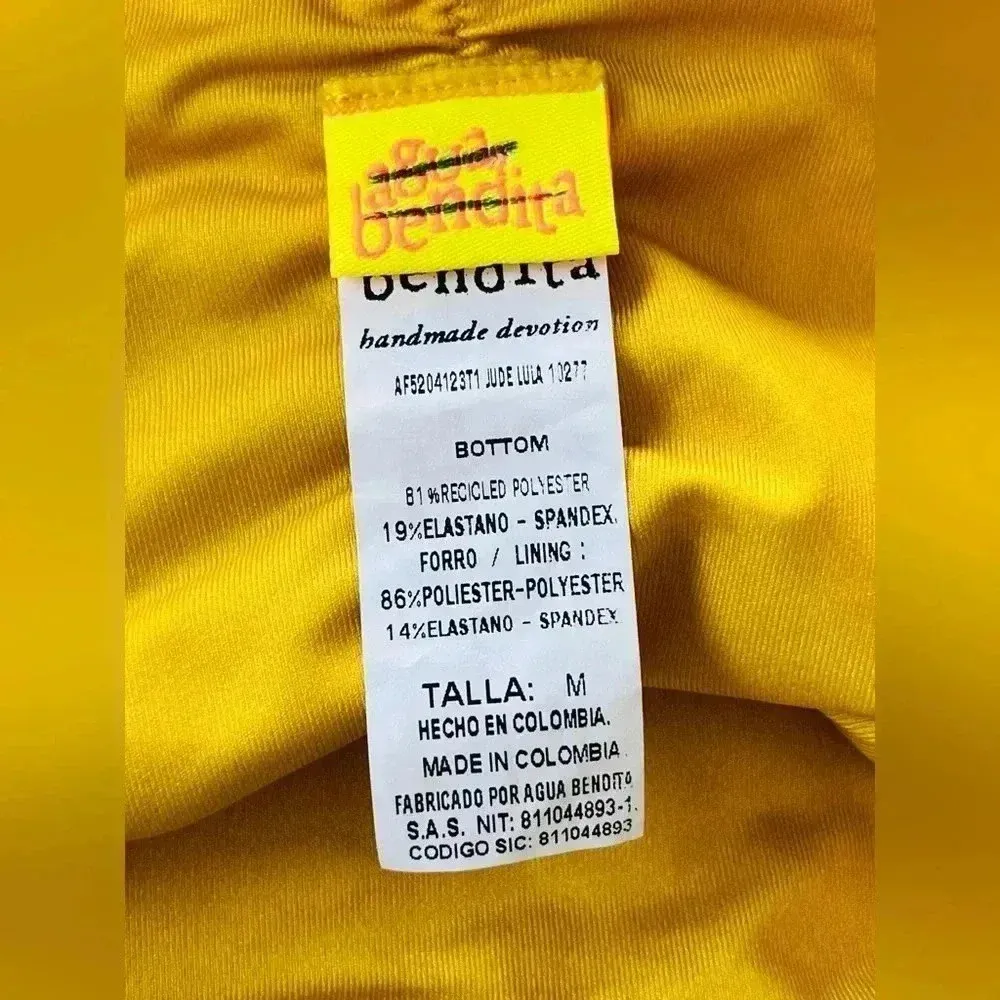 Free People Agua Bendita Jude Bikini Bottoms Size Medium NWOT $110 - Image 4